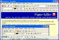 Paper Killer 2011.26.11 screenshot. Click to enlarge!
