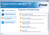 Paragon Partition Manager 12 Free 12 screenshot. Click to enlarge!