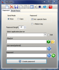 Passfinder 2.6.0.3 screenshot. Click to enlarge!