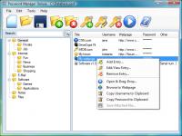 Password Manager Deluxe 3.825 screenshot. Click to enlarge!