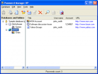 Password Manager XP Professional 3.3.698 screenshot. Click to enlarge!