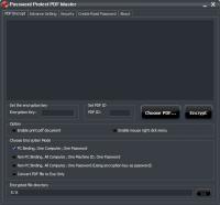 Password Protect PDF Master 7.1 screenshot. Click to enlarge!