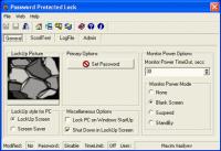 Password Protected Lock 2.92 screenshot. Click to enlarge!