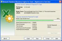 Password Recovery Engine for Excel 2.2 screenshot. Click to enlarge!