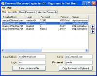 Password Recovery Engine for Outlook Express 1.3.0 screenshot. Click to enlarge!