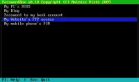 PasswordBox Free 0.11 screenshot. Click to enlarge!