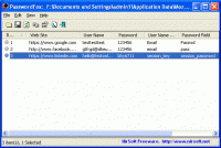 PasswordFox 1.56 screenshot. Click to enlarge!