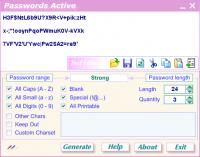 Passwords Active 1.3 screenshot. Click to enlarge!