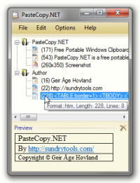 PasteCopy.NET 0.9.15 screenshot. Click to enlarge!
