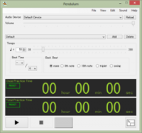 Pendulum 2.2.2.0 screenshot. Click to enlarge!
