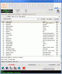 Percautus Radio 1.5.1 screenshot. Click to enlarge!