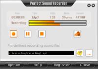 Perfect Sound Recorder 6.6 screenshot. Click to enlarge!