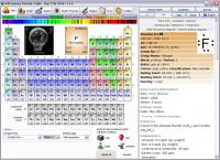 Periodic Table Free 3.9.1 screenshot. Click to enlarge!