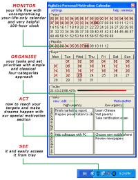 Personal Motivation Calendar 2.3 screenshot. Click to enlarge!