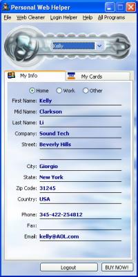 Personal Web Helper 3.0 screenshot. Click to enlarge!