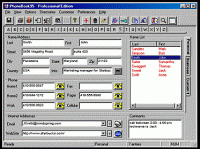 PhoneBook95 Professional Edition 3.02 screenshot. Click to enlarge!