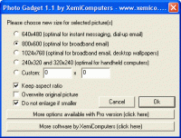 Photo Gadget 1.1 screenshot. Click to enlarge!