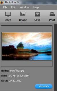 PhotoSun 14.3.2 screenshot. Click to enlarge!