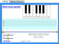 Piano, guitar and drums game 9 screenshot. Click to enlarge!