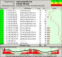 PingPlotter Standard Edition 5.4.3.2773 screenshot. Click to enlarge!
