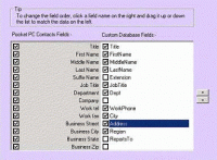 Pocket Contacts Synchronizer(mdb,xls,..) 2.0 screenshot. Click to enlarge!