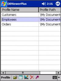 Pocket Database Viewer Plus(Access,Excel,Oracle) 3.1 screenshot. Click to enlarge!