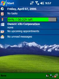 PocketPC Battery Monitor 1.0 screenshot. Click to enlarge!
