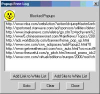 Pop-up Free 1.56 screenshot. Click to enlarge!