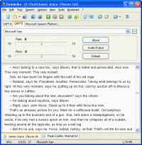 Portable Balabolka 2.11.0.628 screenshot. Click to enlarge!