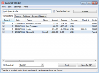 Portable Bank2QIF 2.2.1.4 screenshot. Click to enlarge!