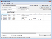 Portable CSV2QBO 3.0.6.1 screenshot. Click to enlarge!