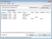 Portable CSV2QFX 3.0.1.3 screenshot. Click to enlarge!