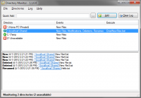 Portable Directory Monitor 2.11.0.0 screenshot. Click to enlarge!