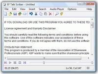 Portable EF Talk Scriber 4.20 screenshot. Click to enlarge!