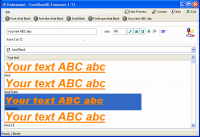 Portable FontViewOK 4.46 screenshot. Click to enlarge!