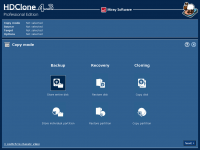 Portable HDClone Free Edition 6.0.5 screenshot. Click to enlarge!