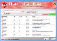 Portable Hidden File Finder 2.0 screenshot. Click to enlarge!