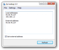 Portable Ip Lookup 1.4 screenshot. Click to enlarge!