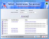 Portable MAC Address Scanner 1.0 screenshot. Click to enlarge!