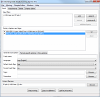 Portable MKVToolnix 11.0.0 screenshot. Click to enlarge!