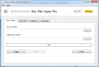 Portable NoVirusThanks Raw File Copier Pro 1.5.0.0 screenshot. Click to enlarge!