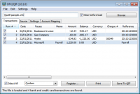 Portable OFX2QIF 3.0.0.3 screenshot. Click to enlarge!
