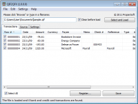 Portable QIF2QFX 2.2.1.7 screenshot. Click to enlarge!