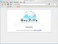 Portable QupZilla 2.1.0 screenshot. Click to enlarge!