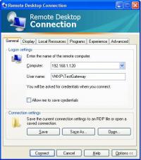 Portable RDP 6 client 1.0 screenshot. Click to enlarge!