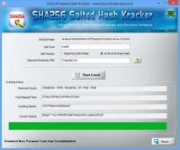 Portable SHA256 Salted Hash Kracker 1.0 screenshot. Click to enlarge!