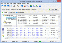 Portable SoftPerfect Network Protocol Analyzer 2.9.1 screenshot. Click to enlarge!