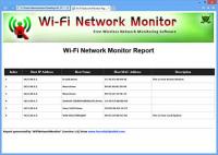 Portable WiFi Network Monitor 1.0 screenshot. Click to enlarge!