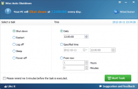 Portable Wise Auto Shutdown 1.52.79 screenshot. Click to enlarge!
