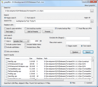 Portable grepWin 1.6.14.673 screenshot. Click to enlarge!